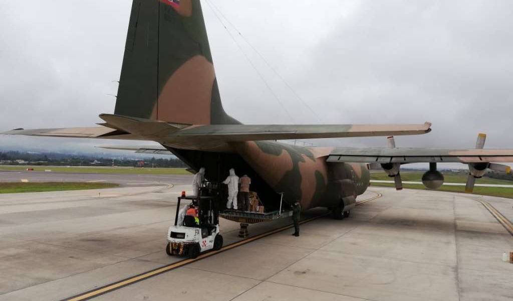 Avión de la FAE llevará víveres a Galápagos