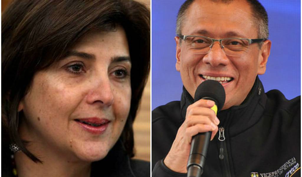 Vicepresidente de Ecuador se reunió en Quito con la canciller de Colombia