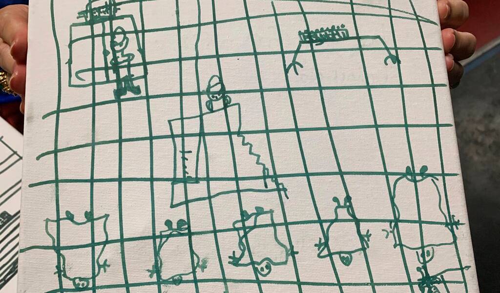 EEUU: Dibujos de niños migrantes describen su encierro