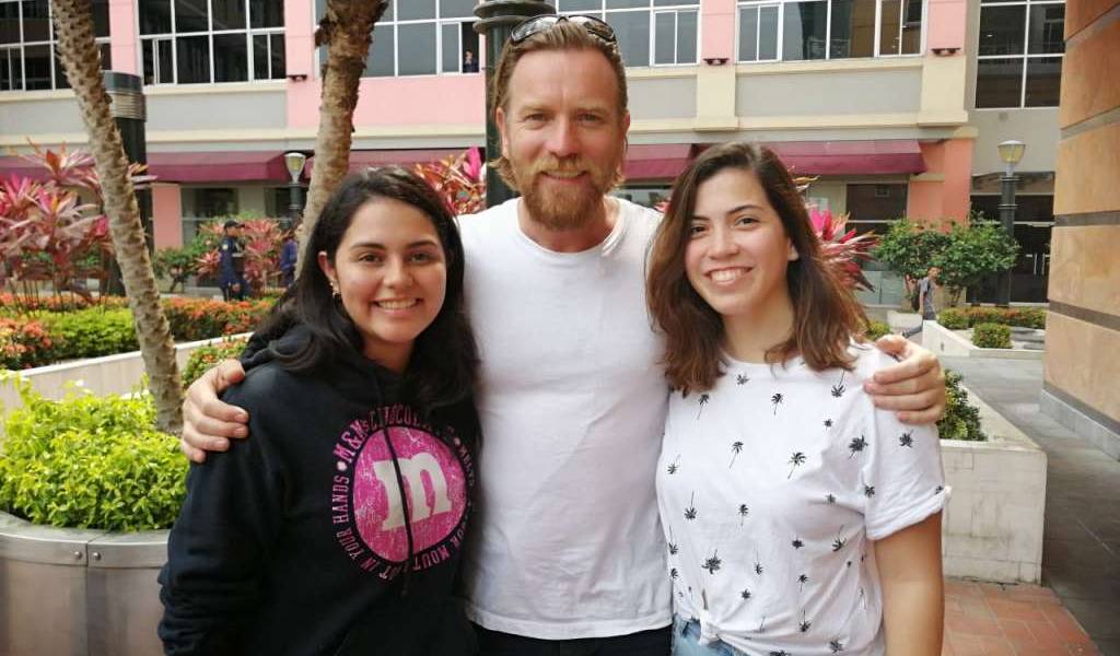 Ewan McGregor visita Guayaquil en moto
