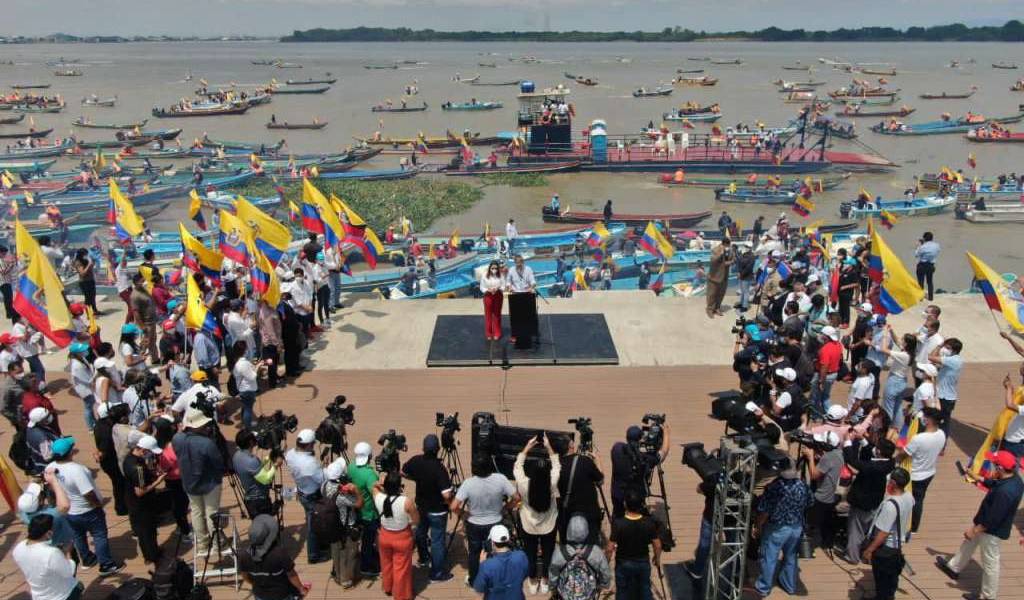 Lasso cierra su campaña con un llamado a la unidad nacional