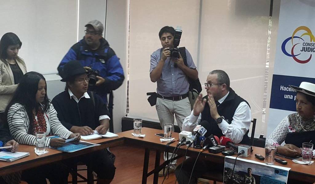 Sentenciados del pueblo Saraguro se reunieron con coordinador de la ONU