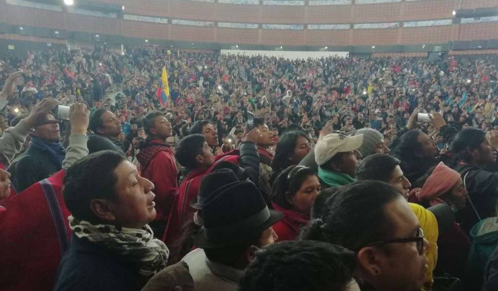 Conaie se declara en luto por muertes en protestas