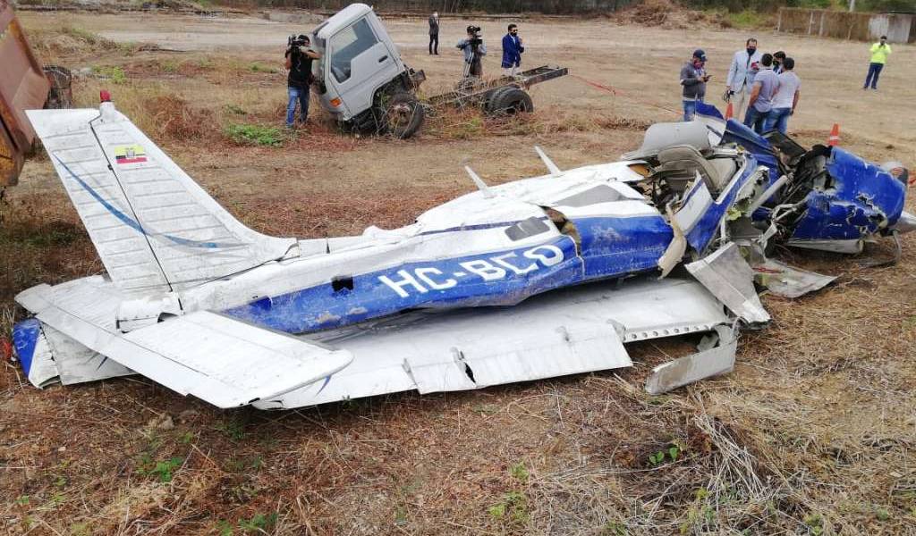 Analizan restos de avioneta accidentada de Alfredo Adum