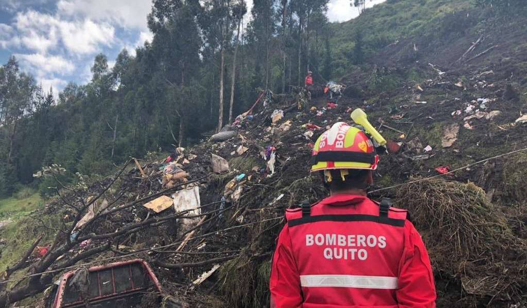Derrumbe en sureste de Quito deja 9 personas heridas