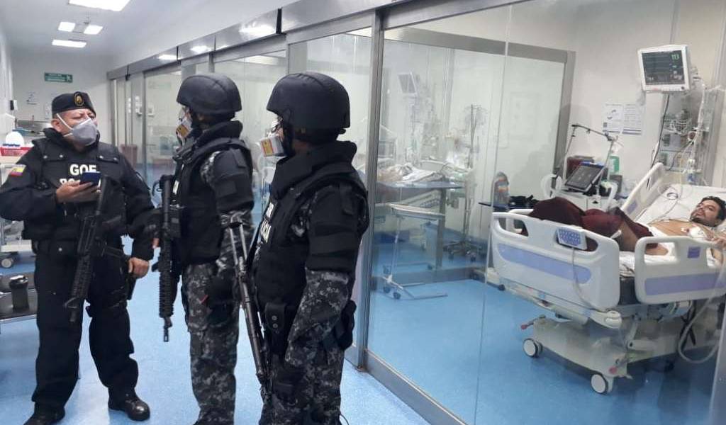 Daniel Salcedo rindió versión en hospital Guayaquil