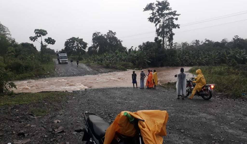 Las fuertes lluvias afectan a Naranjal, Montalvo, Bolívar y Rocafuerte