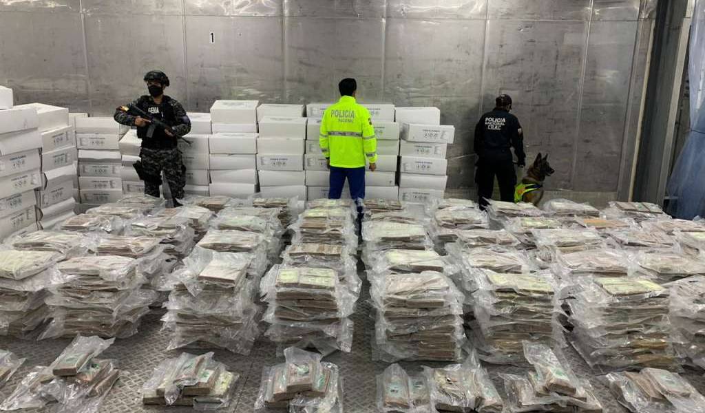 Policía incauta más de 1.4 toneladas de cocaína en Guayaquil