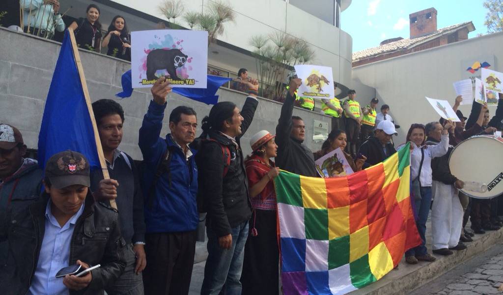 Representantes de comunidades indígenas exigen moratoria minera