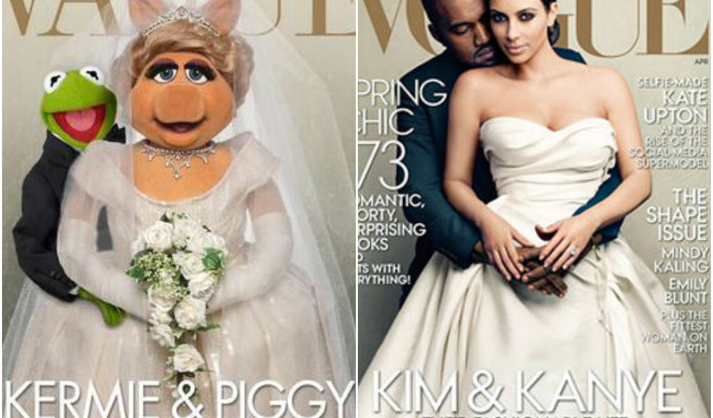 Los Muppets parodian portada de Kim Kardashian y Kanye West