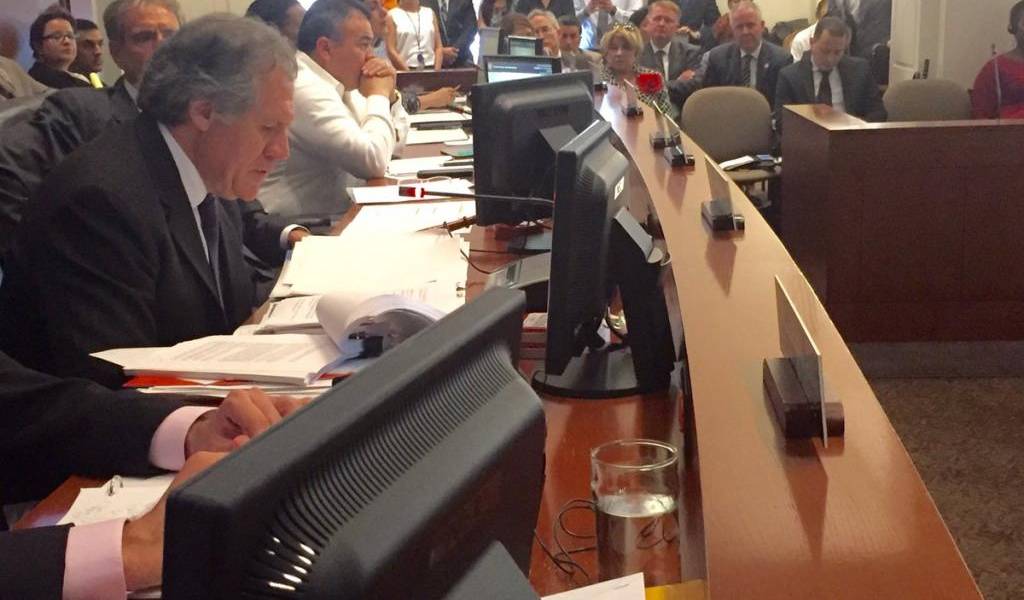 OEA concluye sin decisión cita sobre Carta Democrática a Venezuela