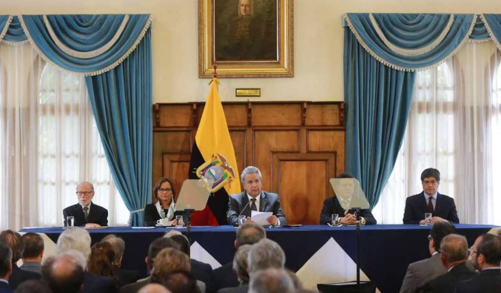 Lenín Moreno apoya creación de Tribunal de Cuentas