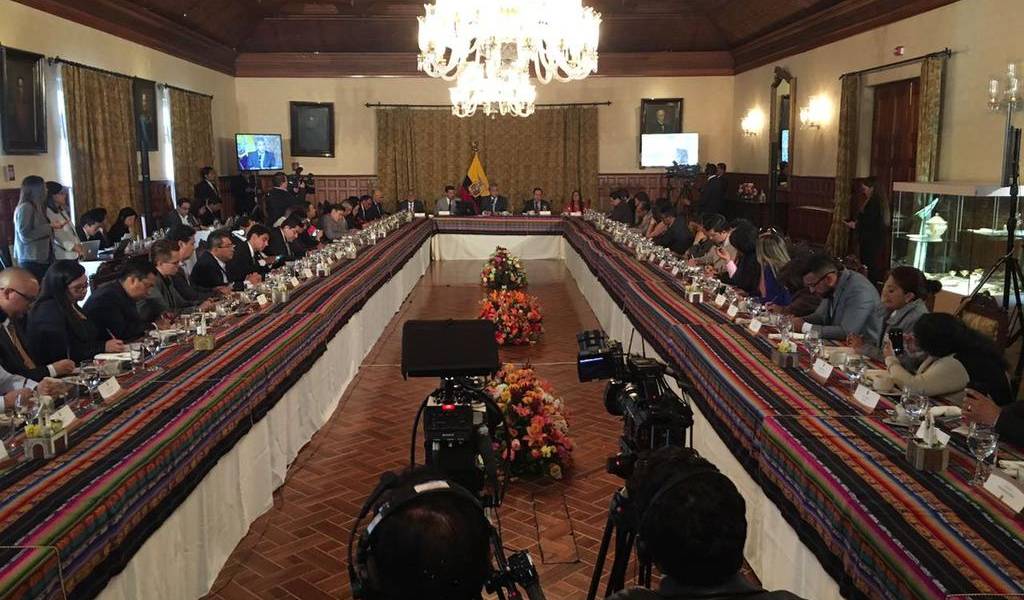 Presidente Moreno envió invitación para conformar frente de lucha contra la corrupción