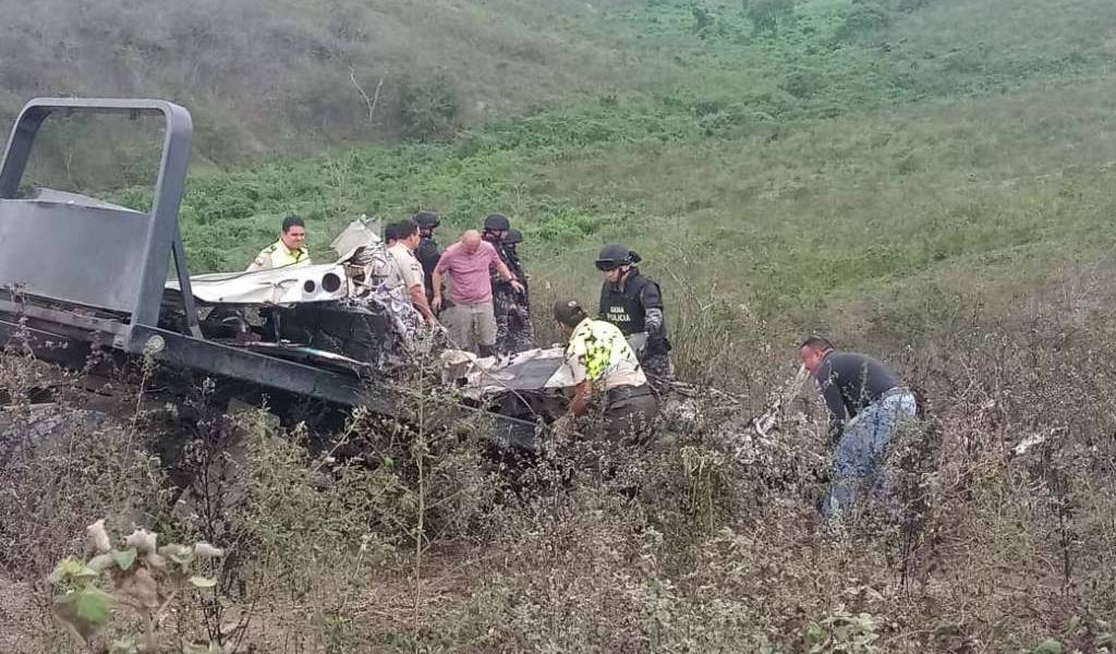 Dos muertos en accidente de avioneta en Manabí