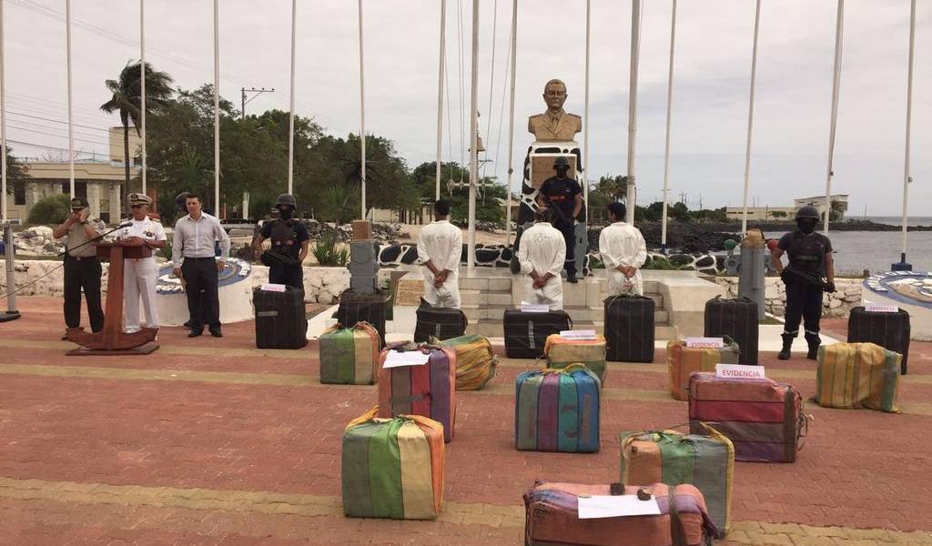 3 toneladas de cocaína decomisadas en alta mar