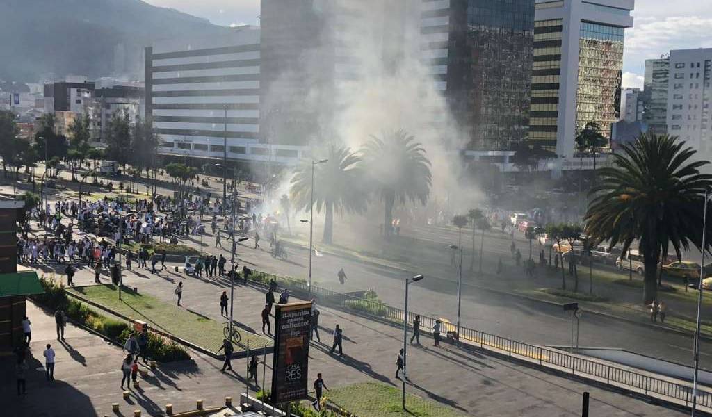 Protestas de estudiantes de Medicina continúan en Quito