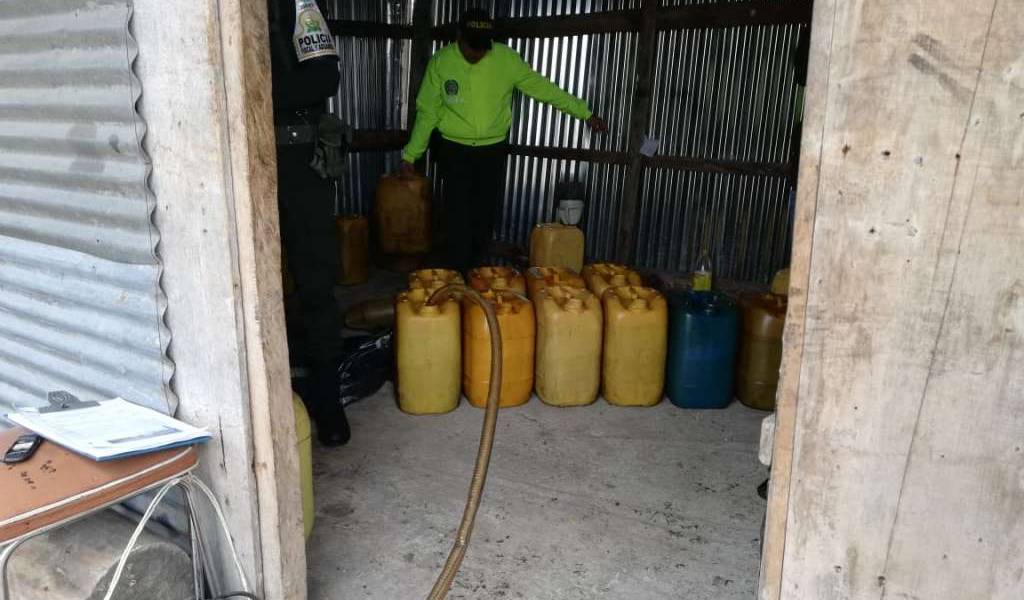 1.550 galones de combustible ecuatoriano en Ipiales