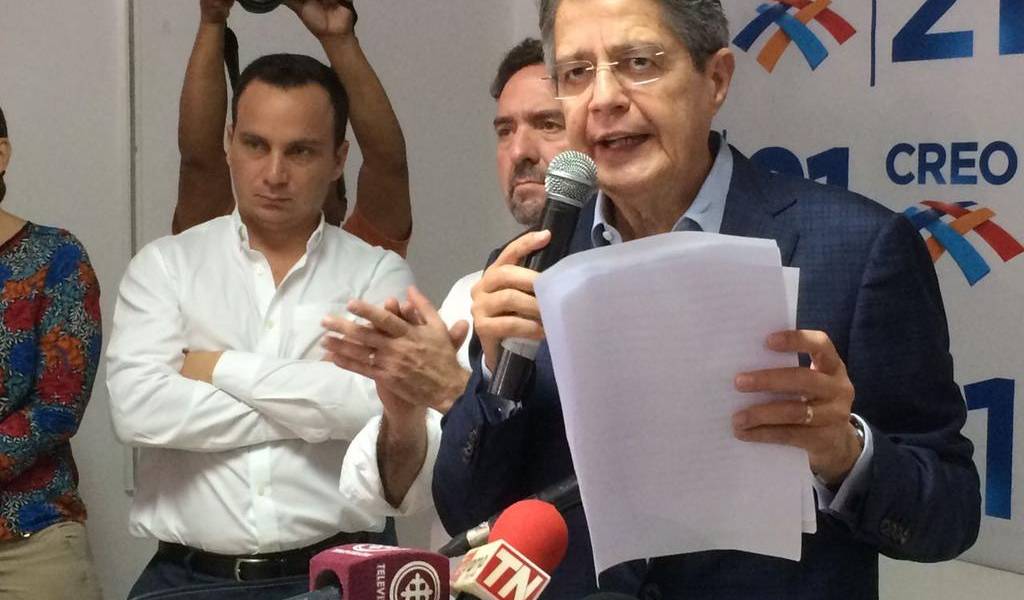 Guillermo Lasso reaparece y pide a Lenín Moreno adoptar 10 medidas necesarias