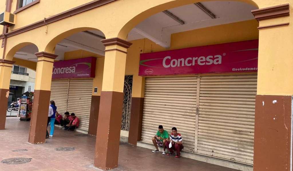 Coronavirus: cierran totalmente casco comercial del centro de Guayaquil
