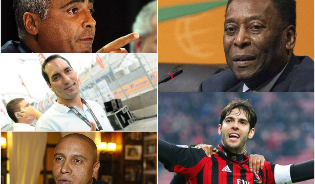 Romario, Kaká, Robinho y otros ídolos brasileños se solidarizan con Neymar