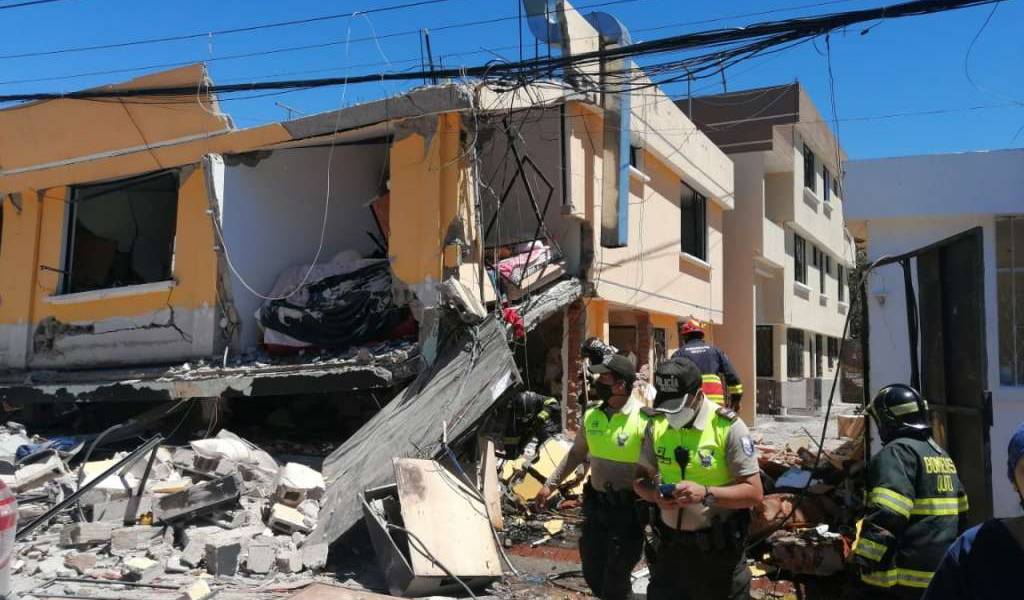 Fuerte explosión deja ocho heridos y destrozos en Cumbayá