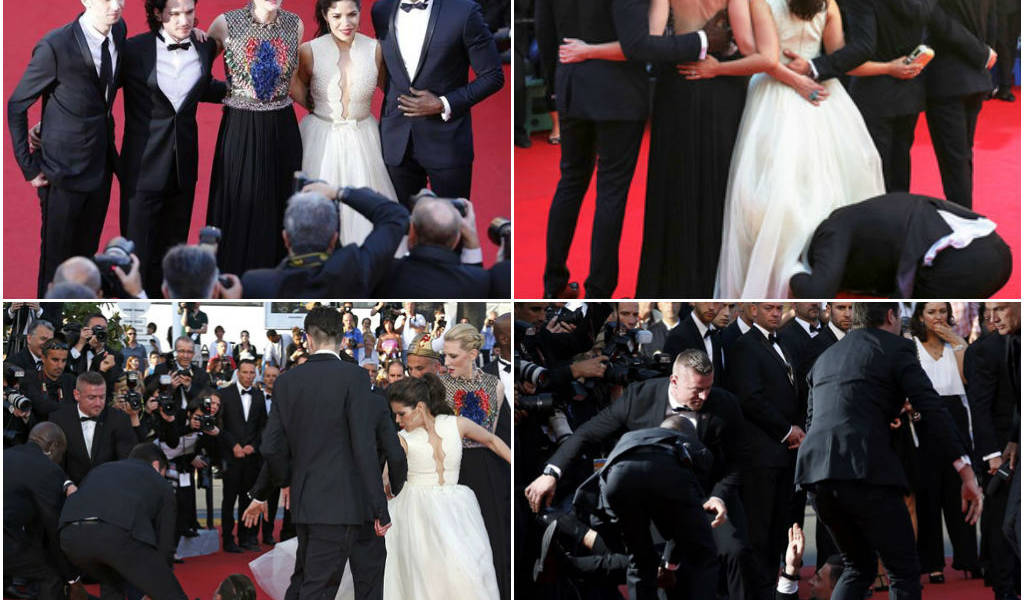 Festival de Cannes: un hombre intentó meterse debajo del vestido de una actriz