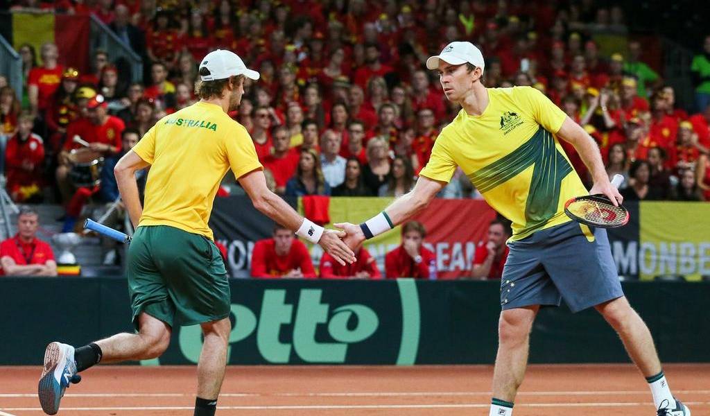 Australia gana el dobles a Bélgica y toma ventaja en la Copa Davis