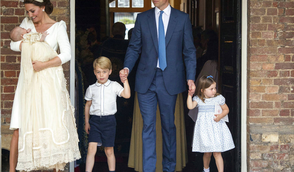 William y Kate bautizan al príncipe Louis, su 3er hijo