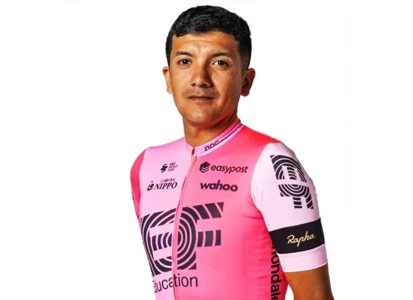 Richard Carapaz, ciclista ecuatoriano.