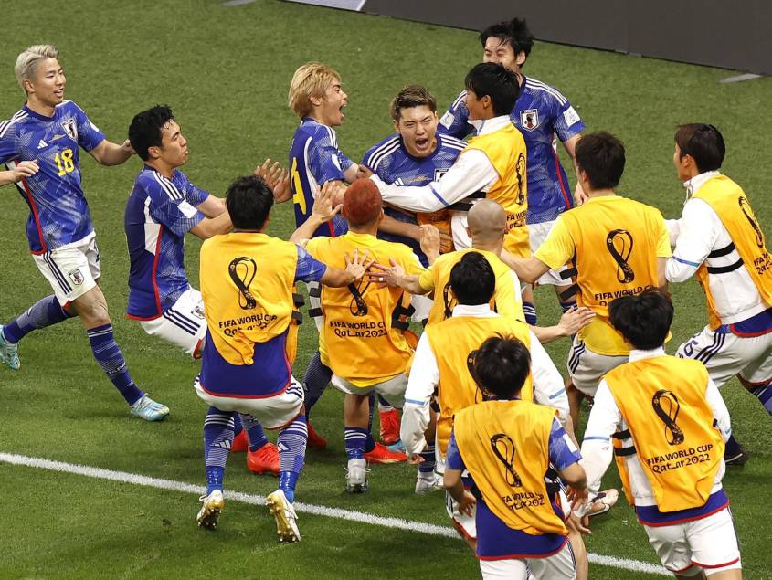 Japón consiguió un triunfo histórico en la primera fecha sobre Alemania.