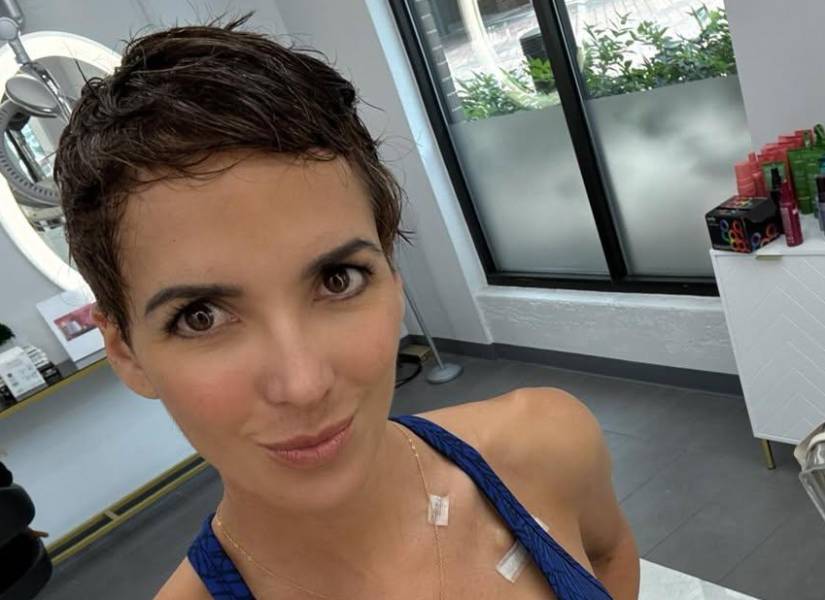 La Flaca Guerrero con su nuevo look.