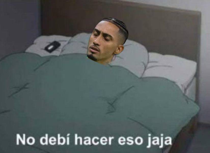 Meme Raphinha sobre sus declaraciones.