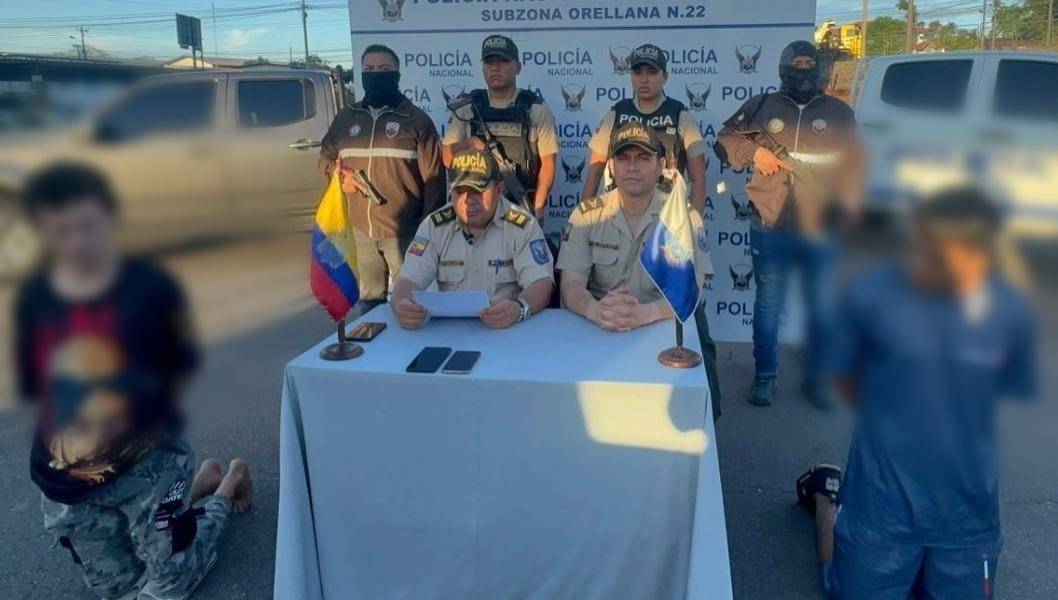 La Policía detuvo a dos extorsionadores en Orellana