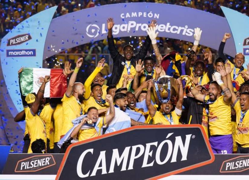 Aucas quedó campeón del fútbol ecuatoriano en el 2022.