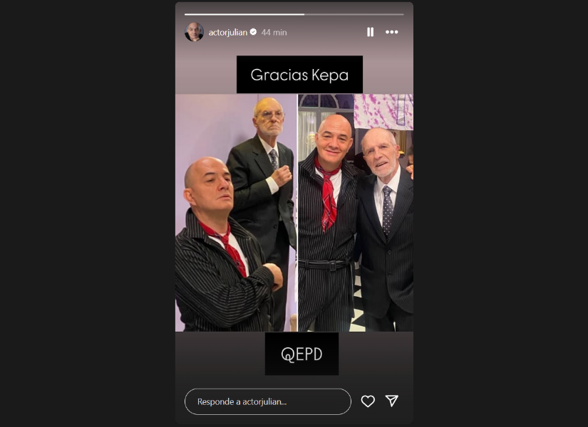 Mensaje de despedida de Julián Arango.