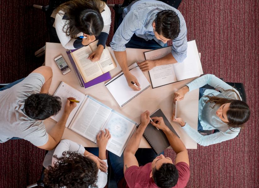 Grupo de estudiantes