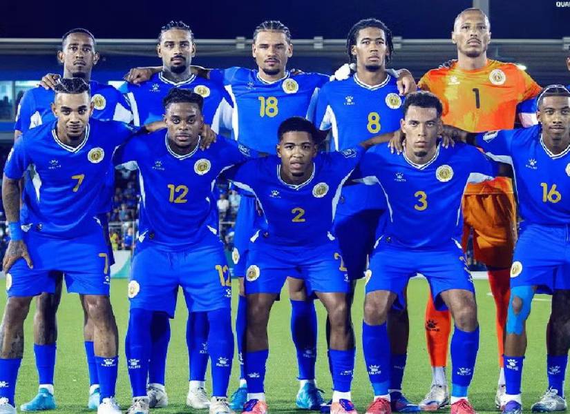 Jugadores de Curazao.