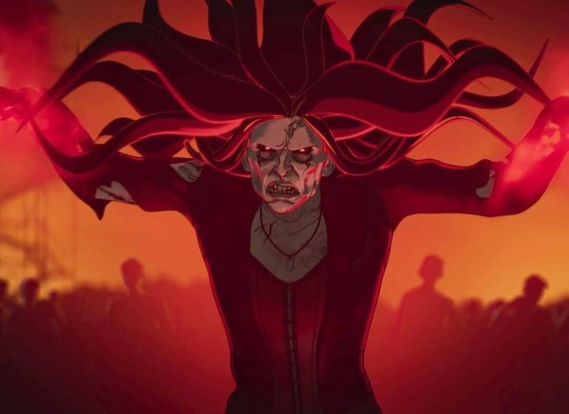 Wanda convertida en zombie.