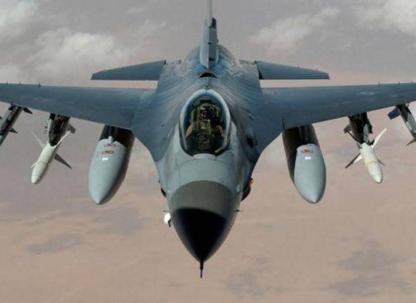 Imagen referencial de un caza F-16