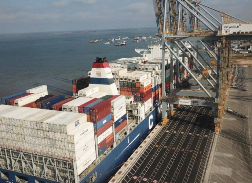 Imagen referencial de un barco de exportación.