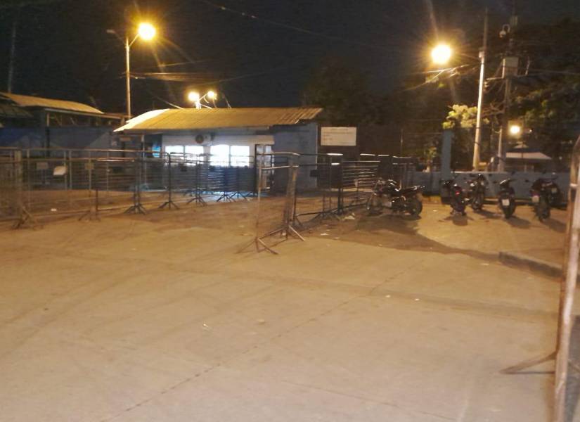 Imagen de los exteriores de la Penitenciaría del Litoral este viernes 7 de marzo.