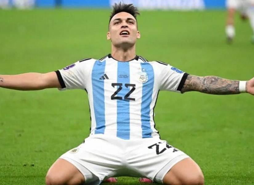 Martínez con la selección argentina.