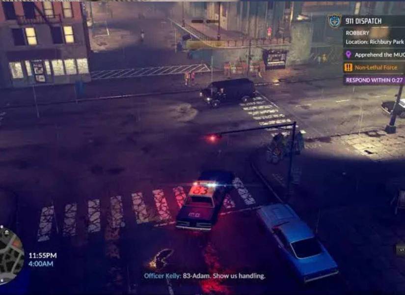 Captura de pantalla del juego The Precinct.