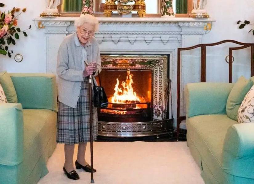 Imagen de Isabel II difundida por la Familia Real.