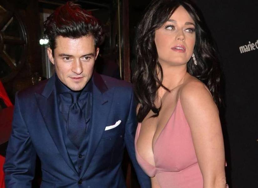 Katy Perry y Orlando Bloom en 2023.