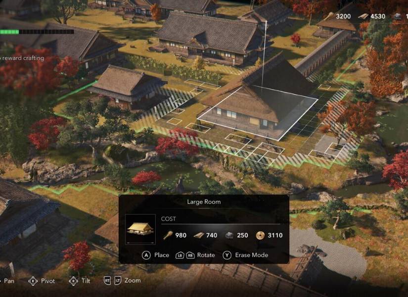 Una vista panorámica del Japón feudal en Assassin's Creed Shadows, mostrando la riqueza visual del mundo abierto.