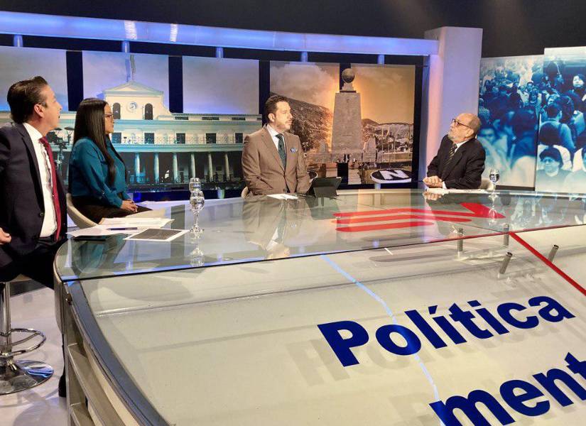 Fotografía del set de Políticamente Correcto.