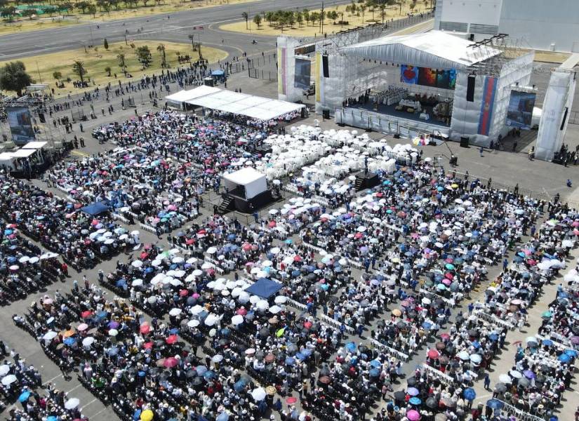 Misa campal de cierre del 53 Congreso Eucarístico Internacional.