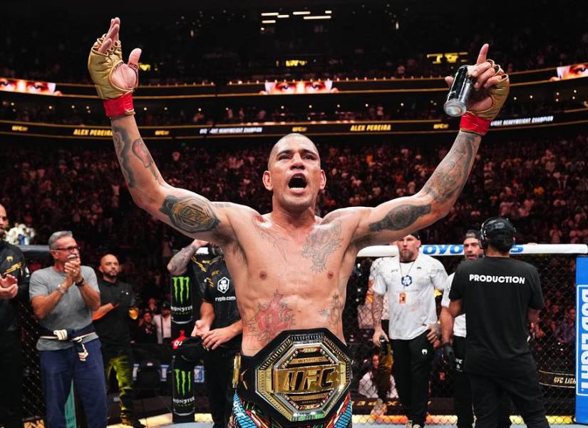 Alex Pereira, campeón de la división semi pesado de la UFC.
