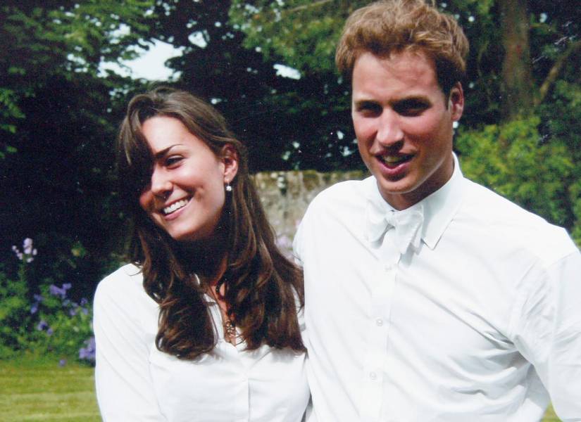 Kate y William en su estancia en St. Andrews en 2005.